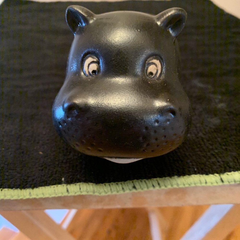 Unique pottery Small ceramic Hippo